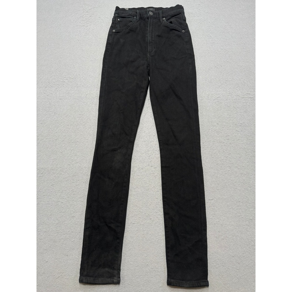 Citizens of Humanity Jeans Women's 24 Black Faded High Rise Skinny Slim Fit USA